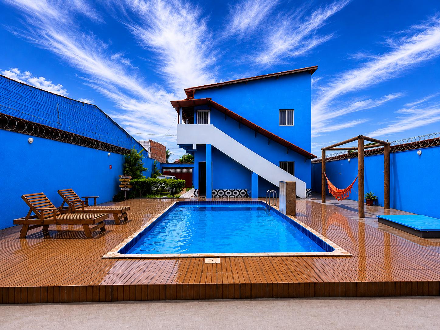 Casa Azul em Alcobaça-BA